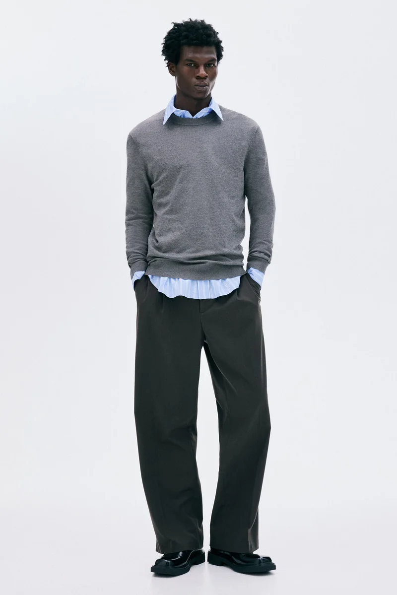 H&M Regular Fit Fine-knit jumper