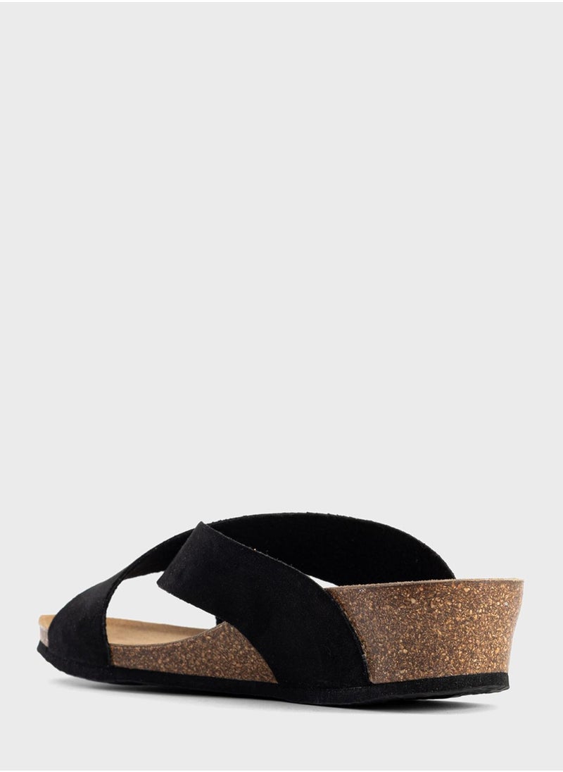 BAYTON Marta Multi Strap Wedge Sandals  - Image 4