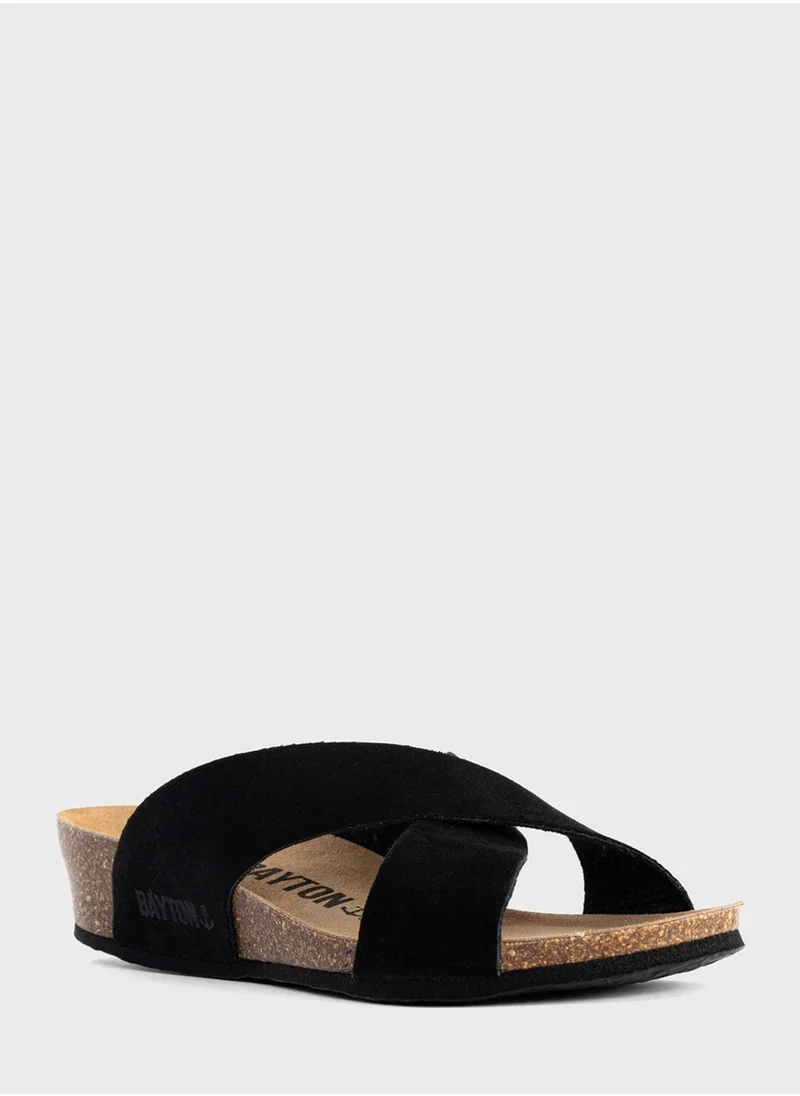 BAYTON Marta Multi Strap Wedge Sandals