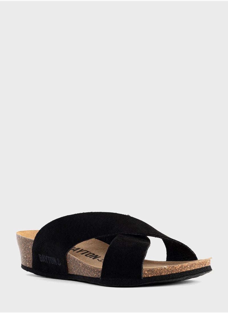 BAYTON Marta Multi Strap Wedge Sandals  - Image 3