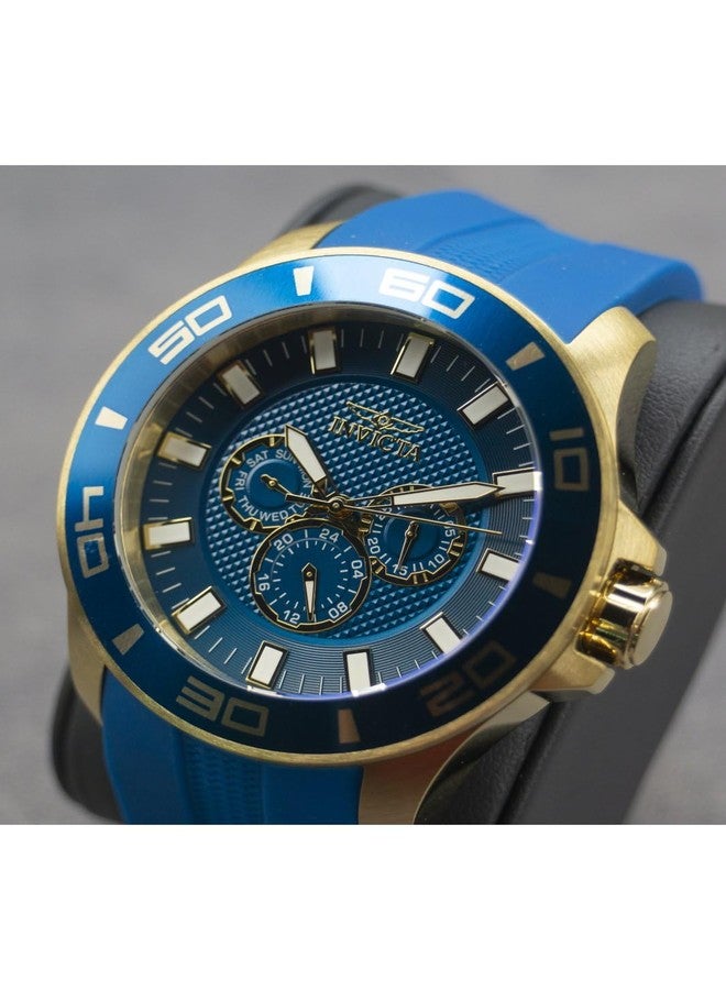 Invicta Mens Pro Diver Quartz Watch, Blue, 28002, Blue, Diver - Image 3
