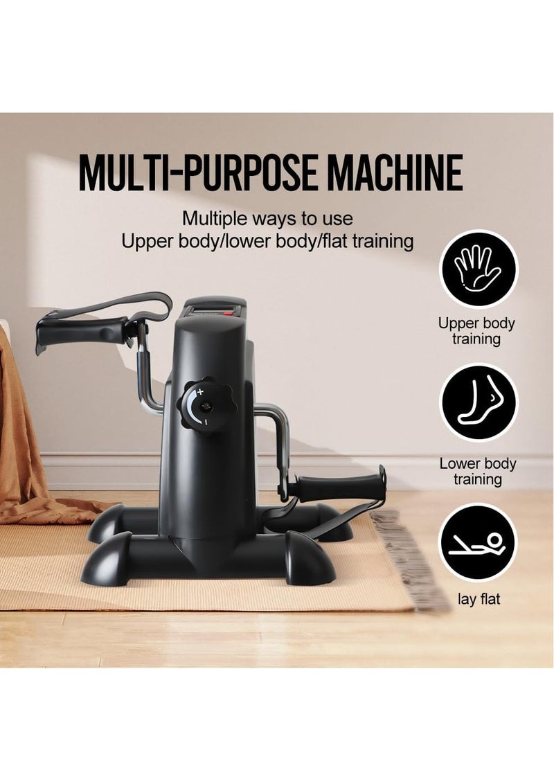 RATSAW Mini Exercise Bike Under Desk Bike for Arm Leg Training Pedal Exerciser with LCD Display for Home Gym Office Workout  - Image 5