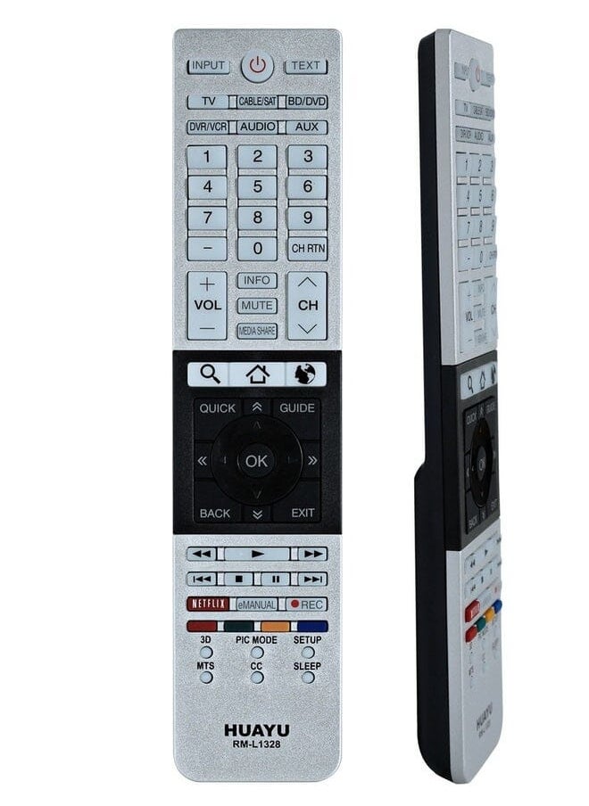 Huayu Universal Remote Control Compatible For Toshiba Tvs Lcd Tv By Huayu Rm-L1328 - Image 1