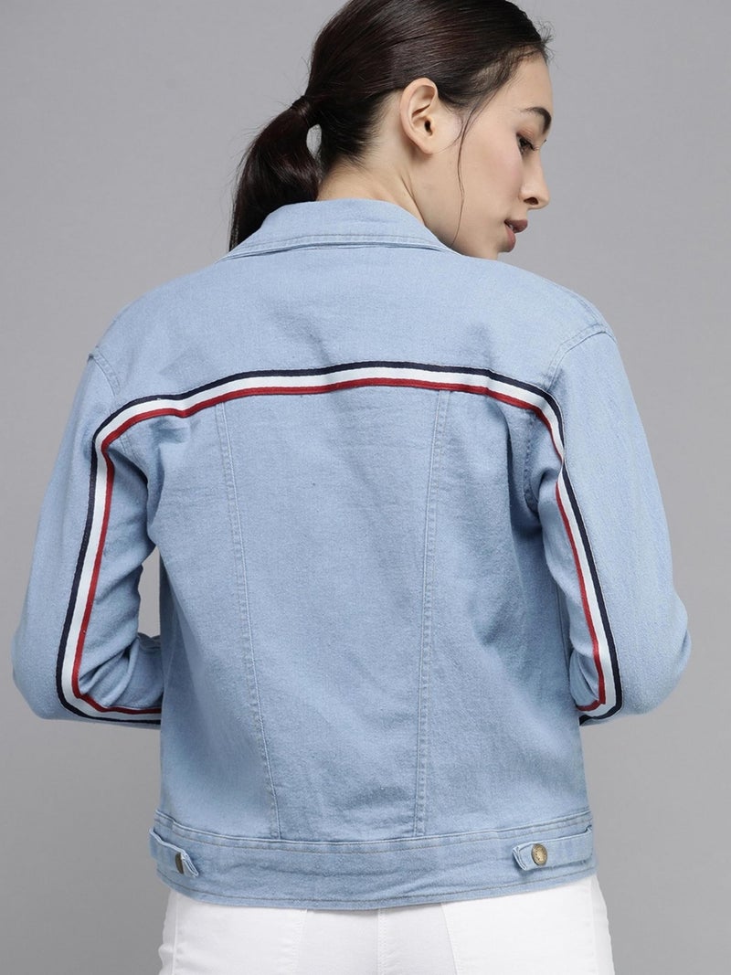 VOGATI Women's Denim Jacket qdk61vog-xxxl_Light Blue_3XL - Image 2