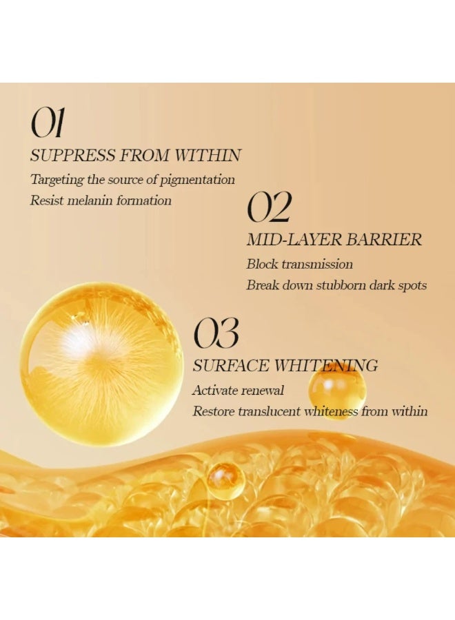 Kormesic سيروم تفتيح V7 30 مل لتلاشي البقع الداكنة وتفتيح البشرة للسيدات والرجال توازن رطوبة الوجه والزيوت سيرومات مرطبة ومغذية - Image 2