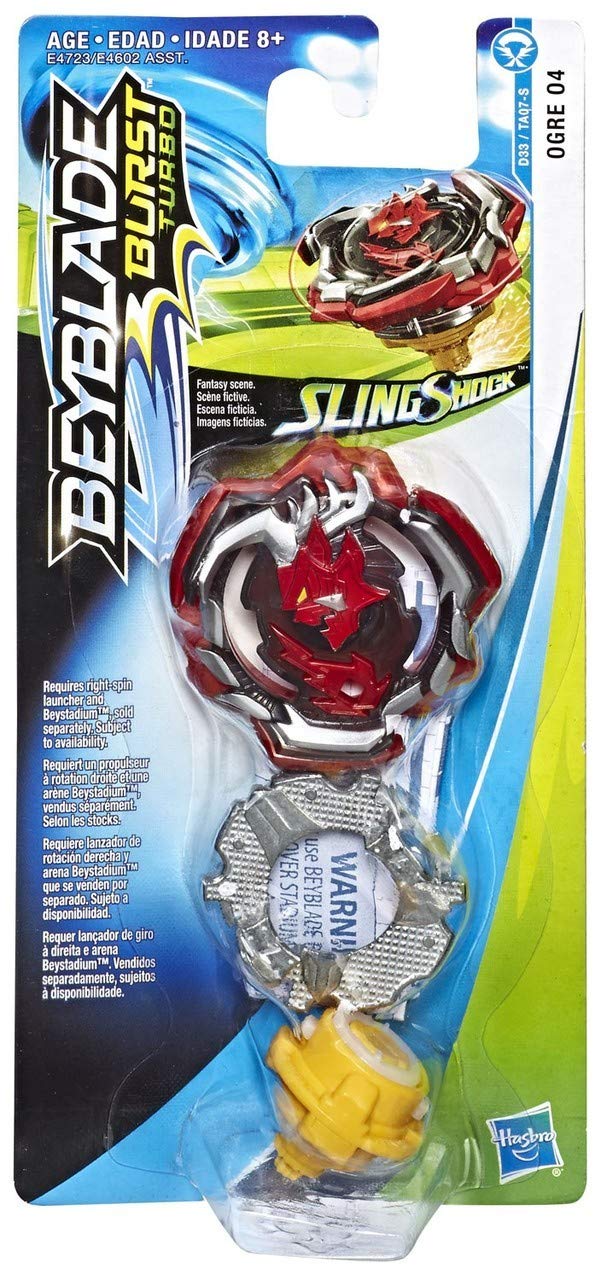 BEYBLADE Burst Turbo Slingshock Ogre O4 Single Battling Top, Right-Spin Attack Type, Age 8+ - Image 1