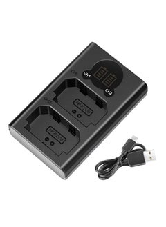 Neewer Dual USB Charger for Sony NP-FZ100 Battery, Compatible with Sony ZV-E1, FX3, FX30, A1, A9 II, A7R V, A7S III, A7 IV, A6600, A7C Cameras, Designed with LCD Display, Versatile Charging Options  - Image 1