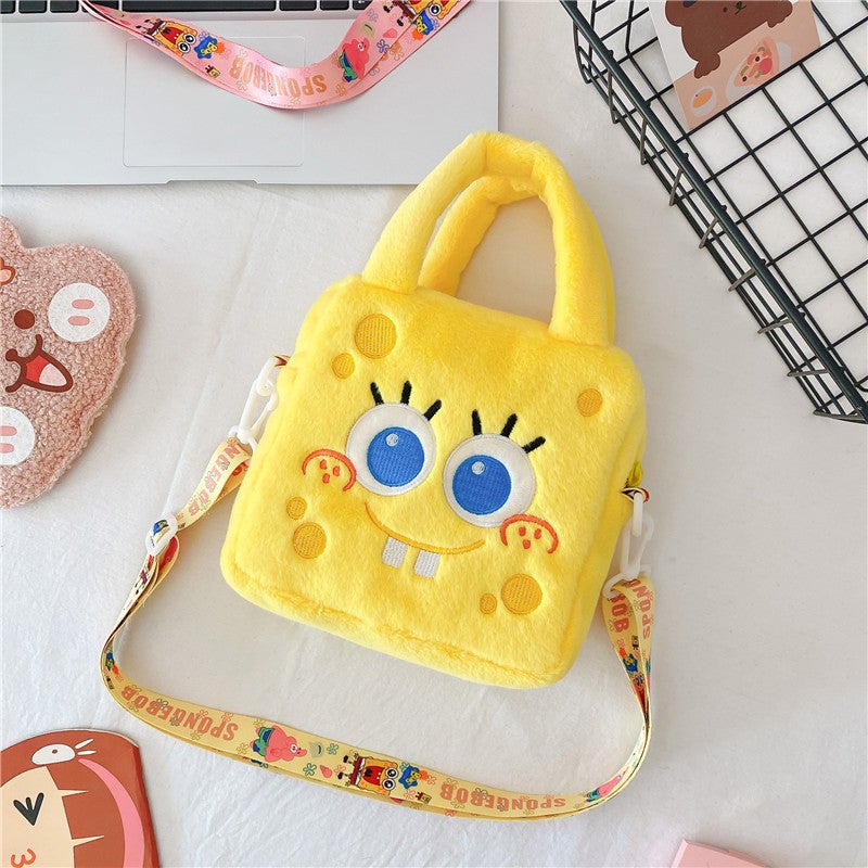 general Cartoon plush bag, crossbody bag, plush backpack, and wallet - Image 2