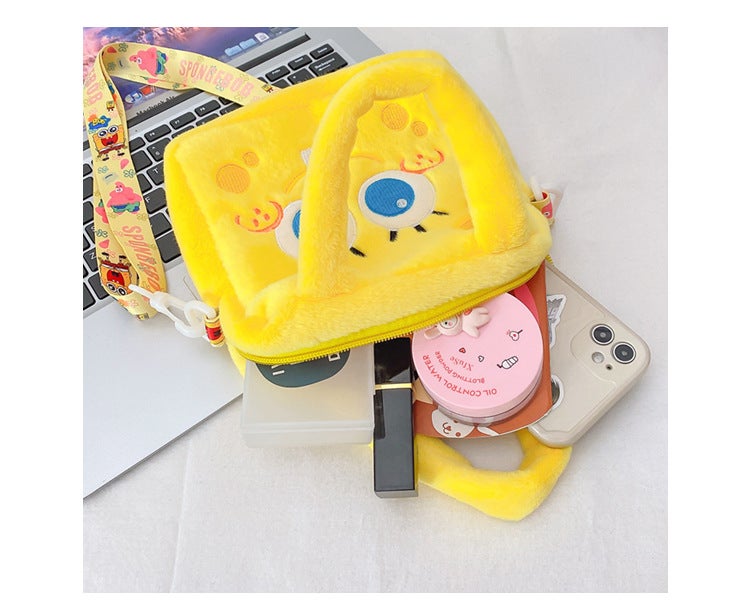 general Cartoon plush bag, crossbody bag, plush backpack, and wallet - Image 5