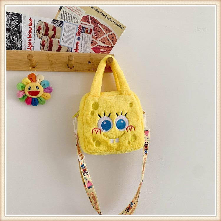 general Cartoon plush bag, crossbody bag, plush backpack, and wallet - Image 4