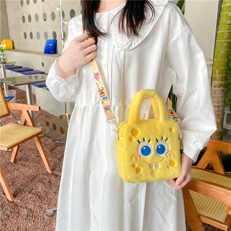 general Cartoon plush bag, crossbody bag, plush backpack, and wallet - Image 1