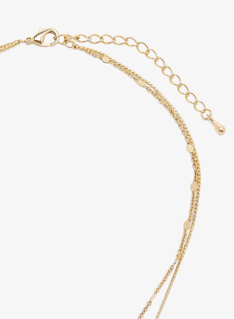 Ella Limited Edition Dainty Diamonte Embellished Layered Necklaces - Image 3