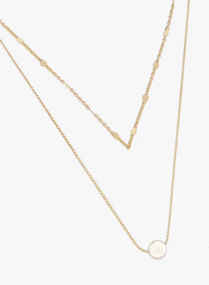 Ella Limited Edition Dainty Diamonte Embellished Layered Necklaces