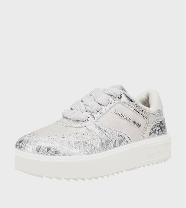 مايكل كورس EMMET RUMI Monogram Low-Top Sneakers
