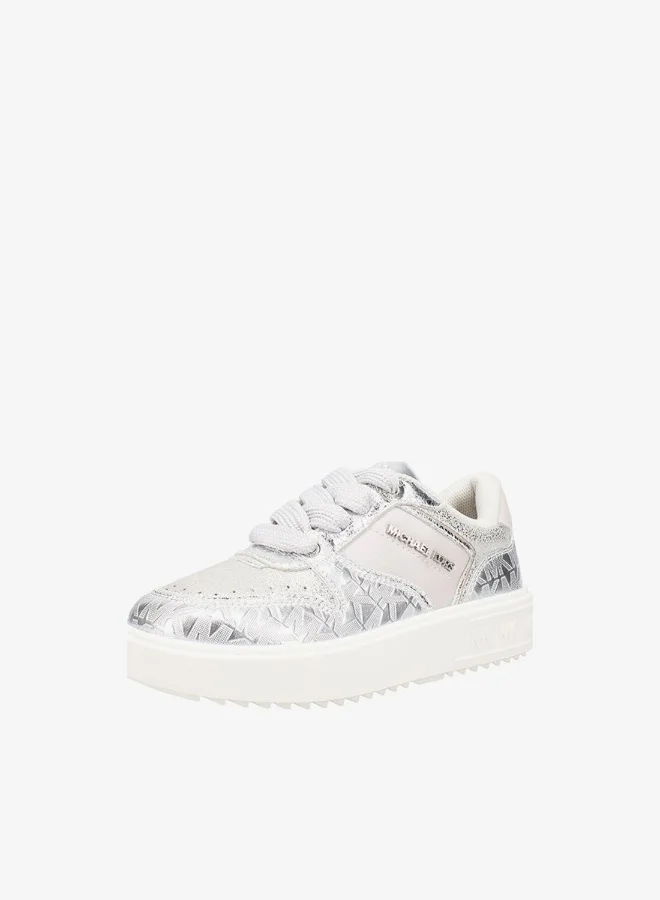 Michael Kors  EMMET RUMI Monogram Low-Top Sneakers  | Best Price UAE