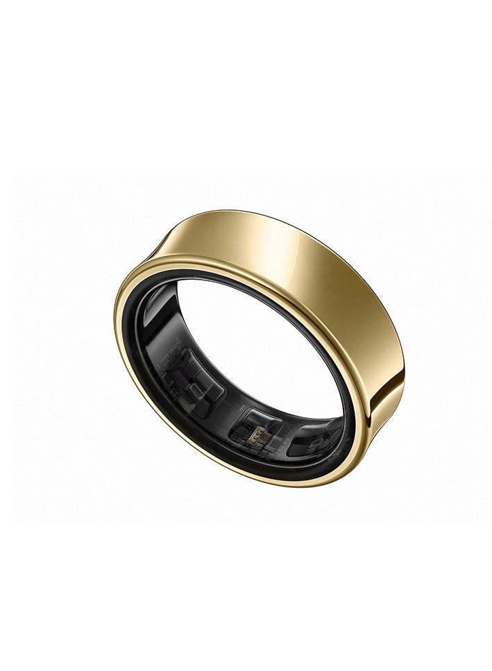 Galaxy Ring Fitness Monitor Sleep Tracker AI Smart Ring Size 7 - Titanium Gold