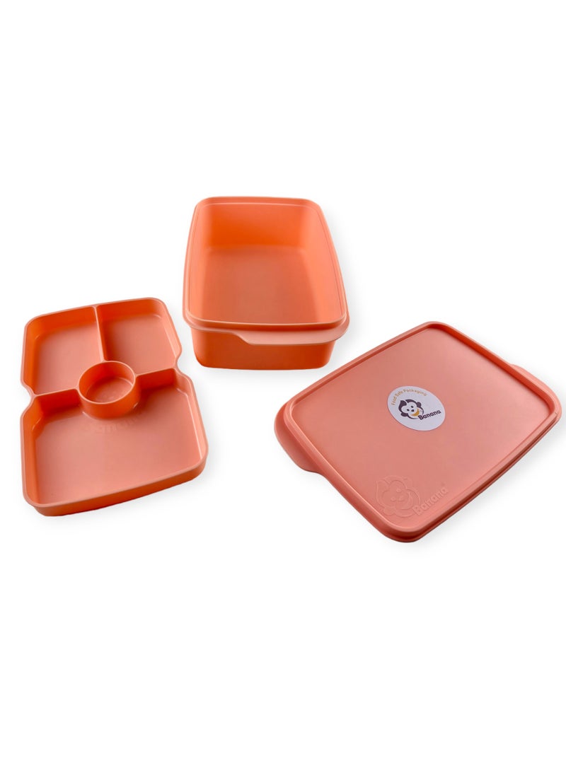 Banana Banana Lunch Box 1.5L with splitter  - Image 3