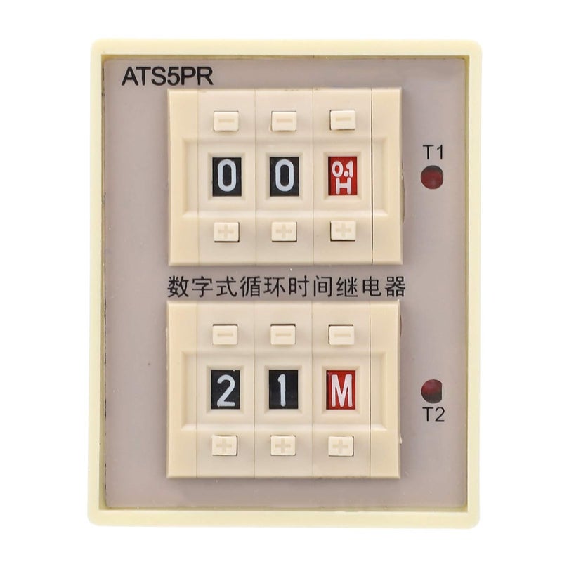Digital Display Delay Relay Adjustable Timer DC12V Industrial Automation Control - Image 1