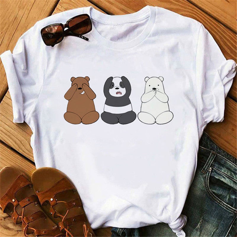 [Pictures can be ordered *] [cross-border] women's short-sleeved T-shirt - Image 1