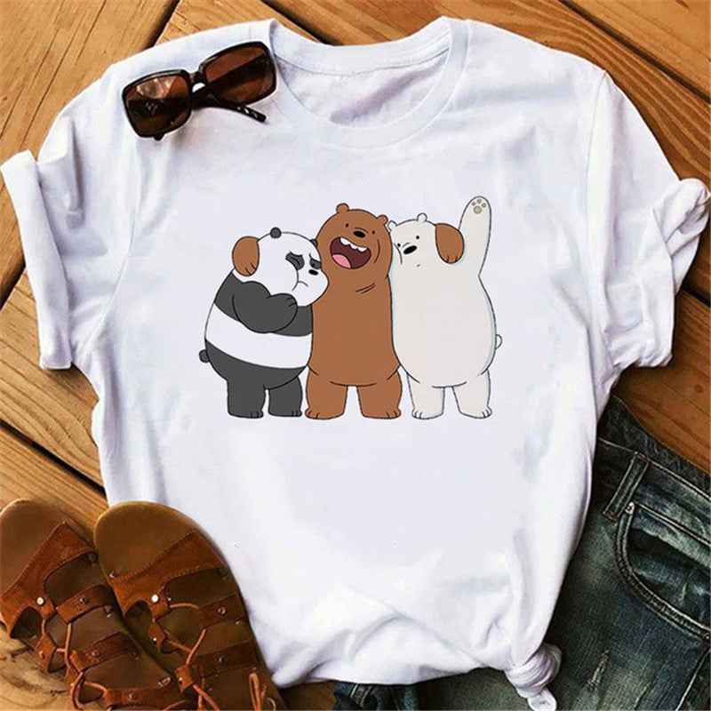 [Pictures can be ordered *] [cross-border] women's short-sleeved T-shirt - Image 3