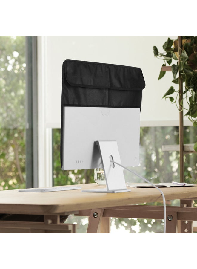 Suitable For 24 Inch Imac Display Screen Dust Cover Pu Back Pocket Apple All-in-one Computer Dust Cover - Image 4