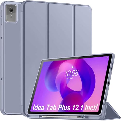 ProElite Cover for Lenovo Idea Tab Plus 12.1 inch 2025 case Cover, Soft Flexible Flip Case Cover for Lenovo Idea Tab Plus 12.1 inch 2025 [Recoil Series] - Lavender - Image 1