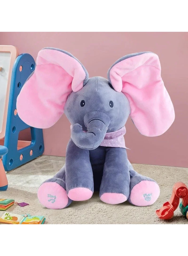 الفيل لعبة الغميضة أفخم لعبة اطفال لعبة الغميضة لعبة الغناء الموسيقى التفاعلية لعبة - Image 5