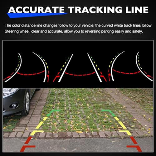 Misakomo Backup Camera, Compatible with 2010-16 Cadillac SRX - Reverse Safety Assist Reversing Parking Cameras - Replace 23205689 15926122 590-076 GM1960104 Rear View Back Up Camera - Image 5