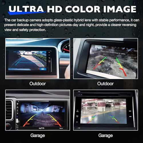 Misakomo Backup Camera, Compatible with 2010-16 Cadillac SRX - Reverse Safety Assist Reversing Parking Cameras - Replace 23205689 15926122 590-076 GM1960104 Rear View Back Up Camera - Image 3