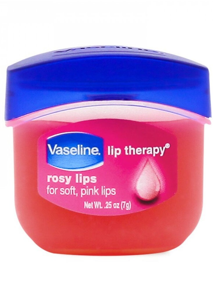 Vaseline Pack Of 3 - Lip Therapy Rosy Lips Pink 7g  - Image 2
