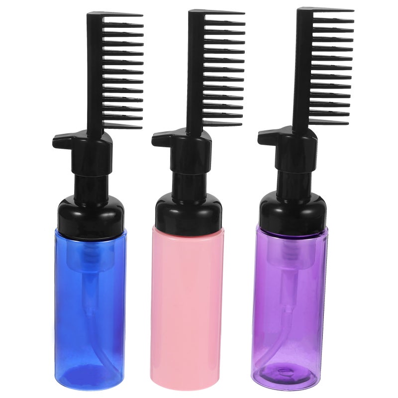 Hair Dye Bottles with Comb for Even Coloring, Durable and Safe to Use, 60ml Capacity - Image 1