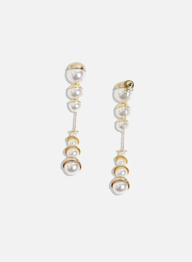 سوهي أقراط غربية صناعية متدلية مجوهرات