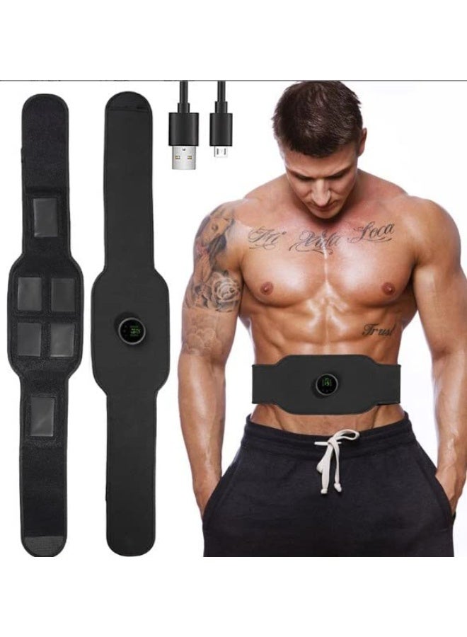 Waist Trainer Trimmer for Weight Loss Tummy Control, Waist Trainer for Exercise Body Shape Black - Image 1