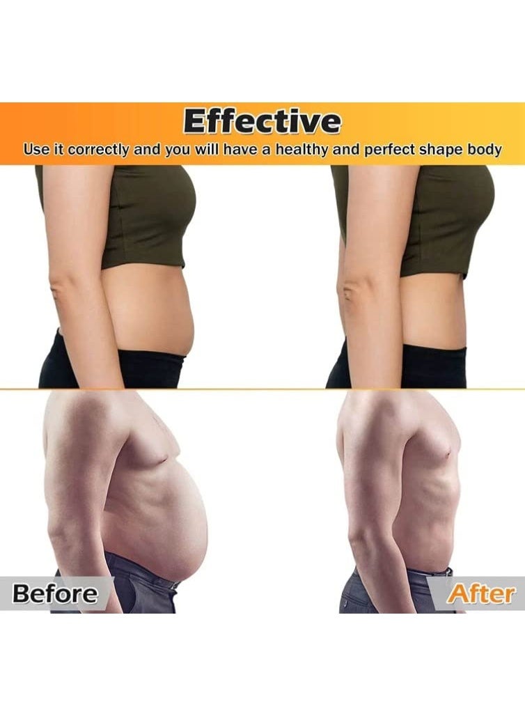 Waist Trainer Trimmer for Weight Loss Tummy Control, Waist Trainer for Exercise Body Shape Black - Image 3