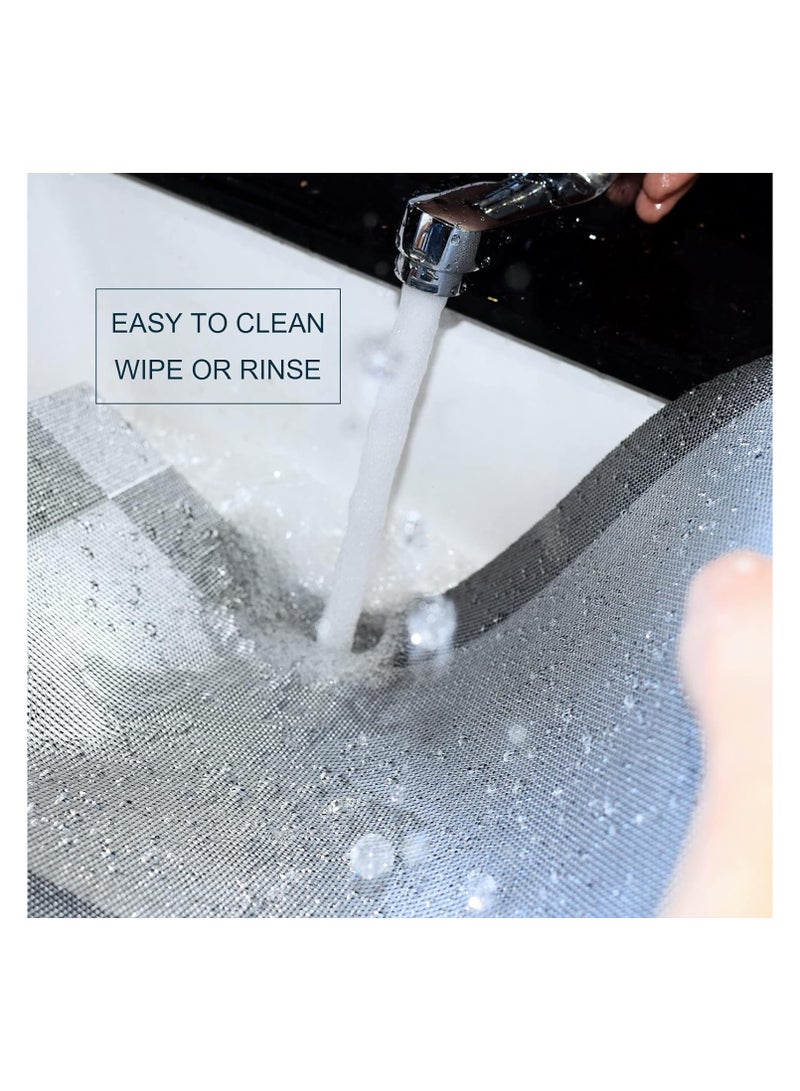 أنمي 6 قطع مقاومة للحرارة ومضادة لانزلاق البقع قابلة للغسيل، سهلة تنظيف العشاءفضيات 45×30 سم - Image 5