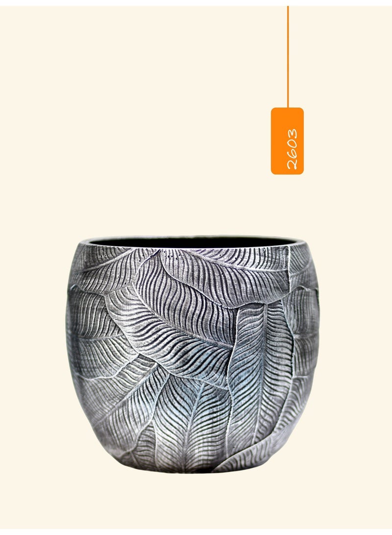 High-Quality Artificial Olive Tree (190cm) with Large Leaf-Textured Cement Planter (30×27cm) – Space-Defining Focal Point for Large Interiors - Image 4