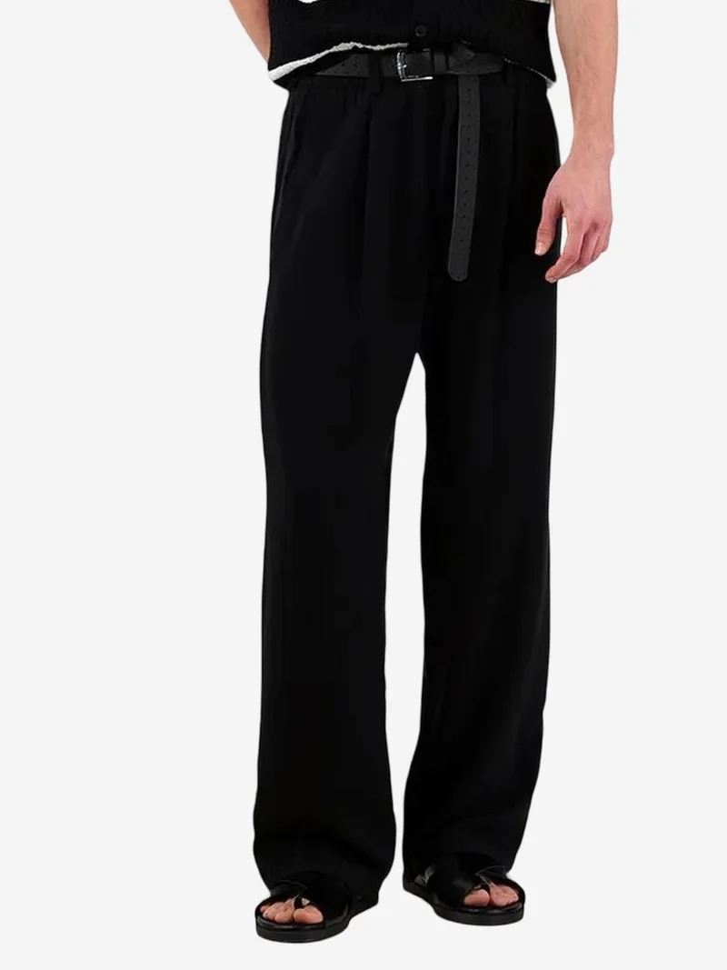Giesto GIESTO Wide Leg Pleated Trousers