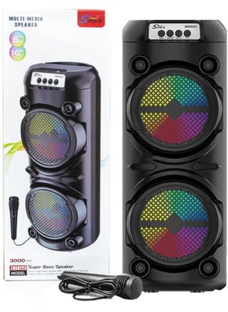 Portable Wireless Speaker ZQS6223 with Mic Black - pzsku/ZA7FD29C09D3C0A5C9F5FZ/45/1746494089/87f951d8-38dc-4b68-a109-2ea93d901d08