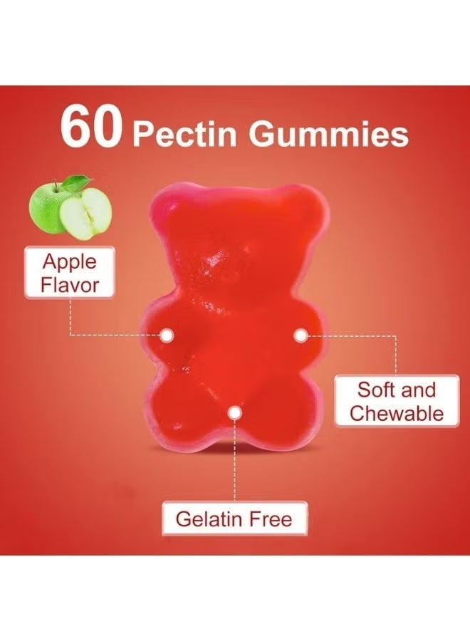 بيرنينج لوف علاقات خل التفاح مع B12 (60 علاقة) | فيتامين B12 + ACV Core | يدعم الهضم والطاقة والأيض | لذيذ ، غير المعدلة وراثيا ، خالي من الغلوتين | لا طعم خل مرير - Image 2