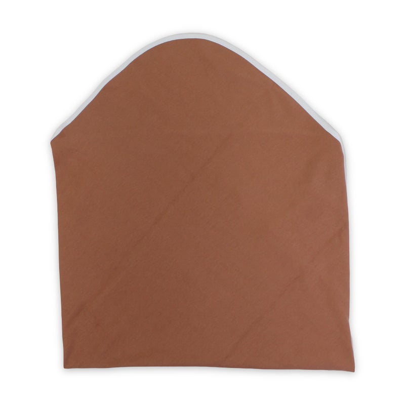 Berceau Cotton Baby Blanket – with Teddy Bear Sitting Rainbow Print – Beige - Image 3