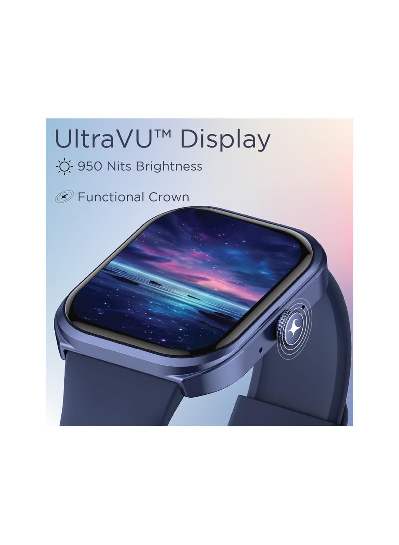 Fastrack Limitless FS2+ Smartwatch|2.01" UltraVU Display|Functional Crown|SingleSync BT Calling|Nitro Fast Charging|110+ Sports Modes|200+ Watchfaces|Upto 7 Day Battery| AI Voice Assitant - Image 3