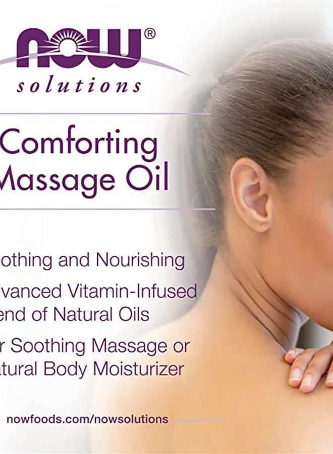now الحلول، زيت التدليك المريح، مزيج غني بالفيتامينات، مهدئ ومغذي، 16 أونصة - Image 4