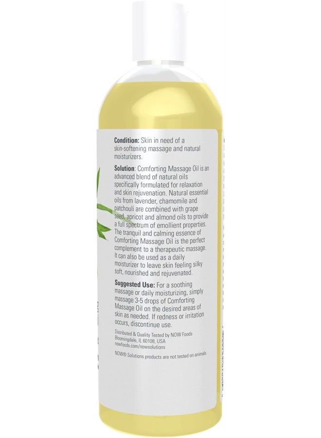 now الحلول، زيت التدليك المريح، مزيج غني بالفيتامينات، مهدئ ومغذي، 16 أونصة - Image 2