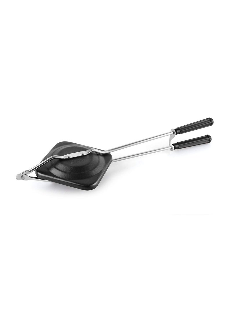 Nirgun Empex NIRGUN EMPEX Sandwich Gas Toaster Regular Compatibility with Gas Stoves FlameProof Design HeatResistant Handle Sandwich Maker Sandwich Toaster BLACK  - Image 1