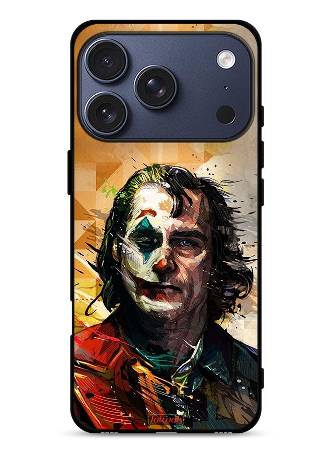 Tolwak Apple iPhone 17 Pro Protective Case Cover Joker Paint Art - Image 1