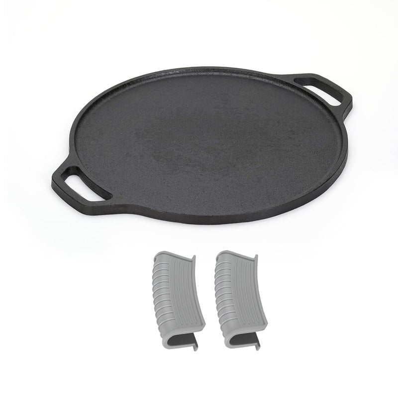 Kashvi Heavy Duty Cast Iron Dosa Tawa with Handles - Image 1