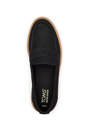 TOMS أحذية لوفرز كاجوال تومز للنساء كارّا برباط سهل - أسود - مقاس 8.5 B - Image 4