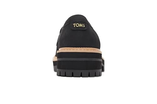 TOMS أحذية لوفرز كاجوال تومز للنساء كارّا برباط سهل - أسود - مقاس 8.5 B - Image 3