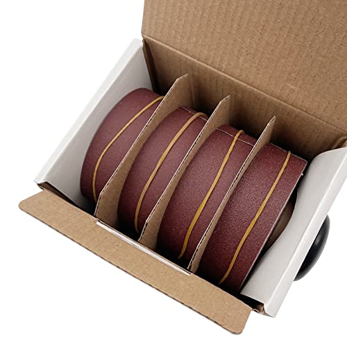LYFJXX Emery Cloth Roll, 150 240 320 400 Grit Abrasive Sand Paper Roll, Emery Cloth Assortment, Emery Cloth for Metal, Each roll, 8 Meter - Image 5