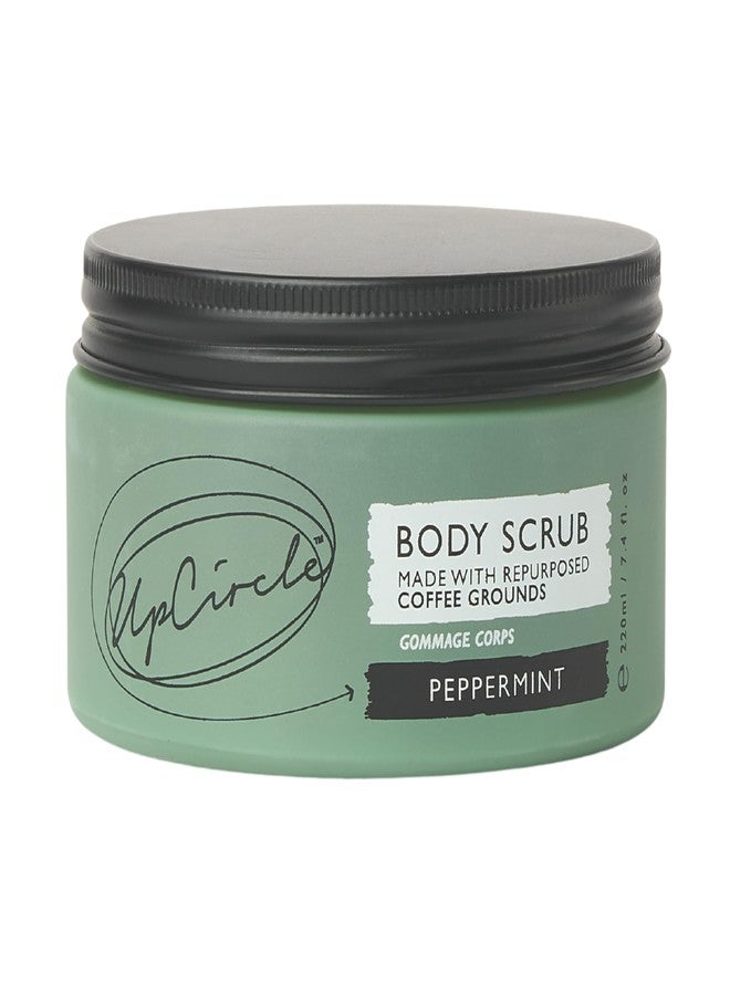 UpCircle Exfoliating Coffee Body Scrub with Peppermint 220ml - Sea Salt, Eucalyptus + Coconut Oil - Exfoliates Your Skin + Improves Circulation - Natural, Vegan Exfoliator For Soft, Smooth Skin - Image 1